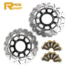 Arashi Front Brake Rotors W/ Mounting Bolts Screws For Honda CBR1000RR 2004 2005 New. Price: $224.99.