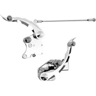 Accutronix Forward Control Tribal Chrome FC106-SLC New. Price: $1265.06.