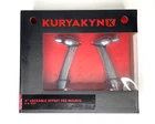 Kuryakyn 7937 Lockable Offset Peg Mounts Male 4" Harley Davidson Motorcycle Used. Price: $34.99.