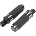 Drag Specialties Custom Footpegs Black Cut 1620-1333 New. Price: $170.61.