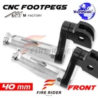 40MM Adjustable Silver Rider Foot Pegs Shinobi For CBF600S PC43 08 09 10 11 12 New. Price: $70.30.