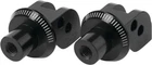 Puig Adventure Footpeg Adaptors Black Front - 7874N New. Price: $60.57.