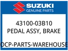 Suzuki Oem Part 43100-03B10 Pedal Assy,brake New. Price: $224.39.