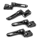Black Bob Inch Extended Front Rear Foot Pegs Kit For ZX-10R Ninja 16-18 19 20 New. Price: $90.30.