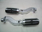 Chrome & Rubber Custom Passenger Footpegs Mounts Harley Touring '93-LATER New. Price: $114.99.