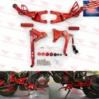 For TNT125 TNT135 2016-2025 2020 2021 2022 Red Footrest Footpegs Rearset Pedals New. Price: $147.70.