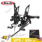 Arashi Black Rearsets Foot Pegs Pedal For Kawasaki ZX10R 2004 2005 ZX-10R 1000 New. Price: $139.99.