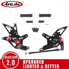 Fit Kawasaki Ninja ZX6R ZX-6R 636 2007 2008 Adjustable Footrest Pegs Black New. Price: $139.99.