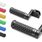 Black M-grip 1.5" Cnc Adjustable Front Foot Pegs For Triumph Street Scrambler 17 New. Price: $63.09.