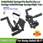 Black Forward Controls Footpeg Harley Softail Fatboy Flstf Fxsts 2000-2017 New. Price: $151.99.