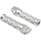 Emgo Rear Footpegs Silver For Suzuki 50-11321 New. Price: $32.70.