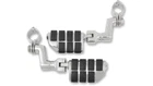 New Kuryakyn 7993 Offset Highway Pegs - Dually Chrome/black Motorcycle. Price: $194.99.
