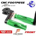 40MM Adjustable Green Rider Foot Pegs Shinobi For CBF600S PC43 08 09 10 11 12 13 New. Price: $70.30.