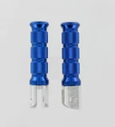 Emgo Round Style Footpegs Passenger Blue Motorcycle Street Bike 50-11353 New. Price: $24.05.