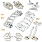 Chrome Front Rear Floorboard Foot Pegs Shift Lever For Touring Road King Glide New. Price: $192.99.