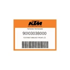 Ktm Genuine Footrest Bracket Front L/s - 90103038000 New. Price: $65.37.