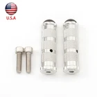 8MM Cnc Rearset Footrests Universal Motorcycle Silver Usa New. Price: $15.31.