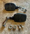Genuine Harley-davidson Model# 50500144 Black Mini Floorboards + Rear Mounts Used. Price: $89.95.