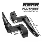 Black Bob 1.5 Inch Lower Rear Foot Pegs For Honda Cb 600F Hornet 04 05 06 07 New. Price: $56.76.