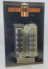 Custom Chrome 46-108 Aluminum W/rubber Inserts Male Style Footpegs Harley New. Price: $66.39.