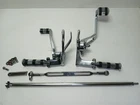 Harley-davidson 02 Dyna Wide Cvo FXDWG3FORWARD Controls & Footpegs Billet Chrome Used. Price: $299.00.