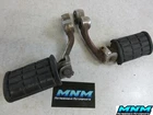 1983 Yamaha Virago XV500 Genuine Front Foot Rest Peg Step + Mount Brackets Used. Price: $25.00.