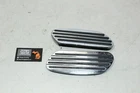 Harley Touring Cvo Passenger Floorboards Insert Set Stealth Chrome And Rubber Used. Price: $50.00.