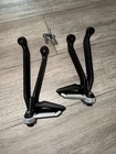 2025 Triumph Street Triple Passenger Pegs With Bracket Black And Silver New. Price: $120.00.