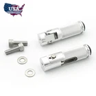 Fxcnc Aluminum Silver Motorcycle Rearset Footrests Pedals New. Price: $21.48.