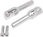 Drag Specialties DS253541 Male Foot Peg Mounts - Chrome New. Price: $30.07.
