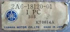 Oem Yamaha Shift Lever Assembly 2A6-18120-01 Nos (8C-3) New. Price: $23.99.