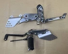 Kawasaki ZRX1200R Oem Front Foot Peg Plates Brake Shift Pedals Fits ZRX1100 Used. Price: $280.16.