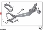 New Genuine Bmw Brake Pedal Ajustable - F750GS F850GSADV. Price: $214.45.