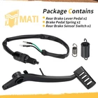 Rear Brake Lever Pedal & Sensor Switch For Honda 2011 2012 2013 New. Price: $29.99.