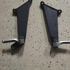 98-03 Aprilia Rsv 1000 Mille Left/right Rear Passenger Foot Rest Pegs & Brackets Used. Price: $65.00.
