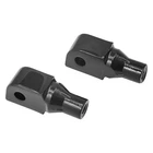 Kuryakyn 8866 Footpeg Adapters, Tapered Gloss Black New. Price: $47.99.