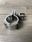 Harley Davidson Chrome Piece 1/4" Universal Footpeg Clamp 50903-85T Oem Used. Price: $5.99.