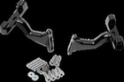Ds Black Raised Passenger Floorboard Bracket Mount Kit Road Glide Special 15-23 New. Price: $291.44.