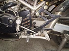 Ducati Foot Peg Mount Brackets Left Right 82410231A 82410241A Modifided Monster Used. Price: $215.00.