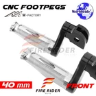 40MM Adjustable Silver Rider Foot Pegs Shinobi For Ninja 400 18 19 20 21 22 New. Price: $70.30.