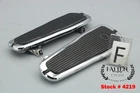 2006 Harley Softail Deluxe Front Driver Foot Board + Pad Set Chrome #4219 Used. Price: $199.99.