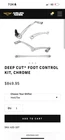 Arlen Ness Deep Cut Heel Toe Shift Foot Control Kit Chrome 08+ Harley Touring New. Price: $630.00.