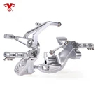 Fanscreate Racing Footpegs Folding Anti-slip For Harley Road Street Glide 17-25 New. Price: $1070.50.