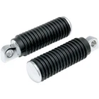 Chrome Rubber Coated Footboards For Harley-davidson Nuovo. Price: $58.38.