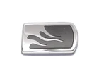 V-twin 28-0761 Chrome Brake Pedal Pad Flame Style New. Price: $48.95.