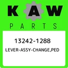 13242-1288 Kawasaki Lever-assy-change,ped 132421288, New Genuine Oem Part. Price: $168.58.
