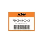 Ktm Genuine Rear Footpeg Bracket Right - 7690304900001 New. Price: $120.23.