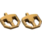 Pro-one Perf.mfg. Bmx V1 Foot Pegs Gold 500761TIN New. Price: $219.95.