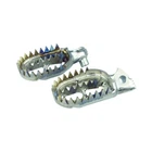 Scar Pair Titanium Footboards Fantic 125 Xx 2022-2023 Gripper Nuovo. Price: $317.07.