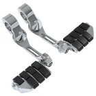 Motorcycle Long Foot Highway Pegs For Harley Road King Street Glide 1-1/4" Bars New. Price: $70.45.